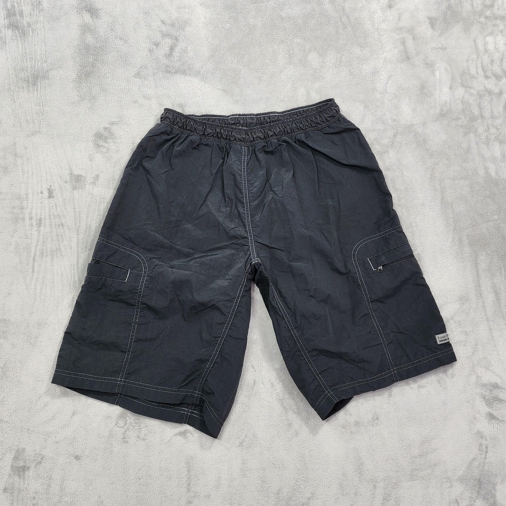 Bellwether Cycling Cargo Shorts Mens XL 34 Black Padded Chamois MTB Trail Bike